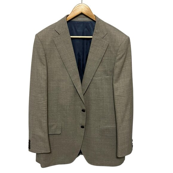 Suitsupply Lazio Blazer Wool Gray Size 46 Single Breasted 2 Button Closure